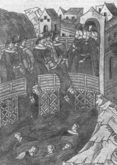 Стригольников бросают с моста